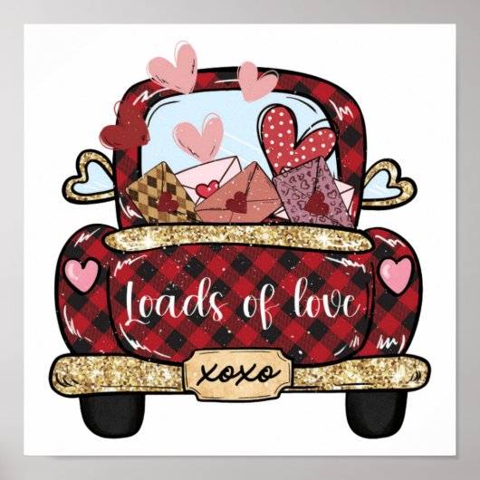 Poster Charges de Love  Valentines Day (Devant)