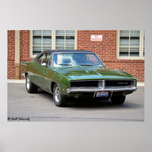 Poster Chargeur de 1969 Dodge