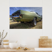 Poster Chargeur Dodge 1968 en HDR. (Cuisine)