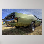 Poster Chargeur Dodge 1968 en HDR. (Devant)