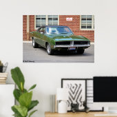 Poster Chargeur Dodge 1969 (Bureau à domicile)