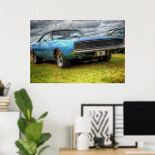 Poster Chargeur Dodge 1970 (Bureau à domicile)