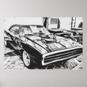 Poster Chargeur Dodge 1970 (Devant)