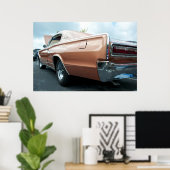 Poster Chargeur Dodge '66 (Bureau à domicile)