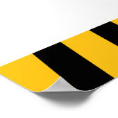 Poster Chariot de construction 1ère fête d'anniversaire (Coin)