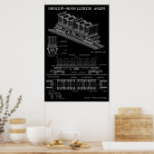 Poster Chariot de l'hexafluorure d'uranium PTW "Plan" (Cuisine)
