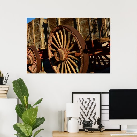 Poster Chariot de train antimule (Bureau à domicile)