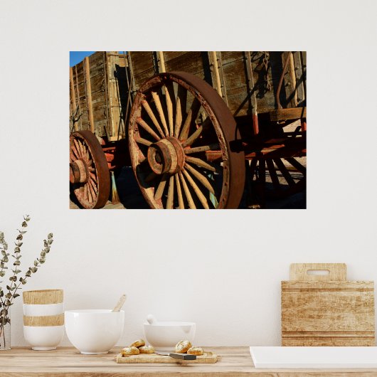 Poster Chariot de train antimule (Cuisine)