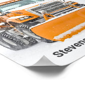 Poster Chariot d'enlèvement de la neige Société moderne (Coin)