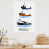 Poster Chariot des Grands Lacs Histoire du Canopus (Cuisine)