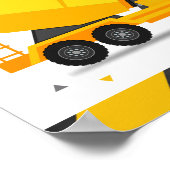 Poster Chariots de construction Poste d'alimentation Anni (Coin)