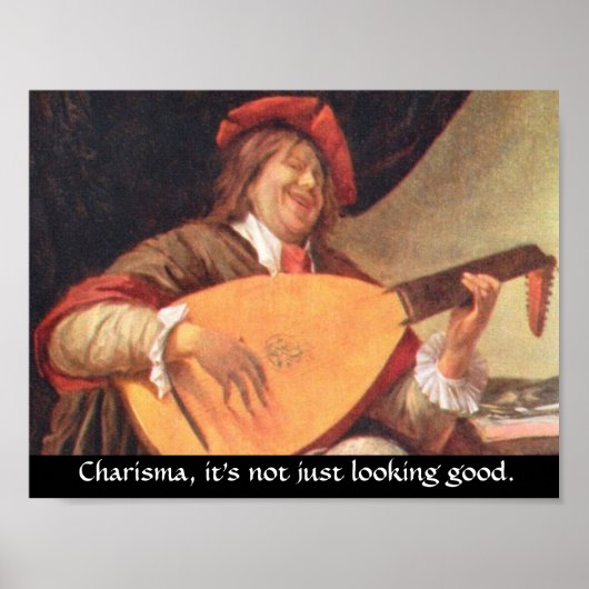 Poster Charisma, ce n'est pas juste un beau look (Devant)