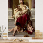 Poster Charité de la peinture classique de Bouguereau (La (Cuisine)