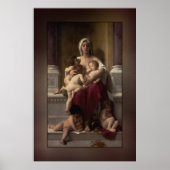 Poster Charité par William Adolphe Bouguereau (Devant)