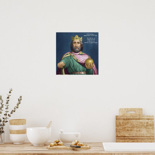 Poster Charlemagne (Cuisine)