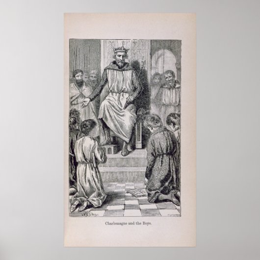 Poster Charlemagne et les garçons (Devant)