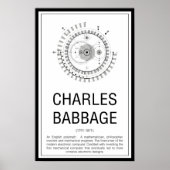 Poster Charles Babbage (Devant)