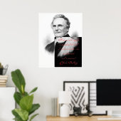 Poster Charles Babbage sur la confusion de l'esprit (Bureau à domicile)