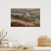 Poster Charles Blomfield - Terrasses roses (Cuisine)