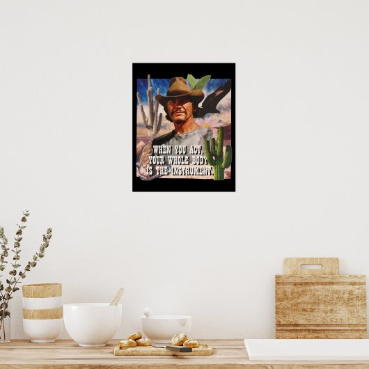 Poster Charles Bronson (Cuisine)