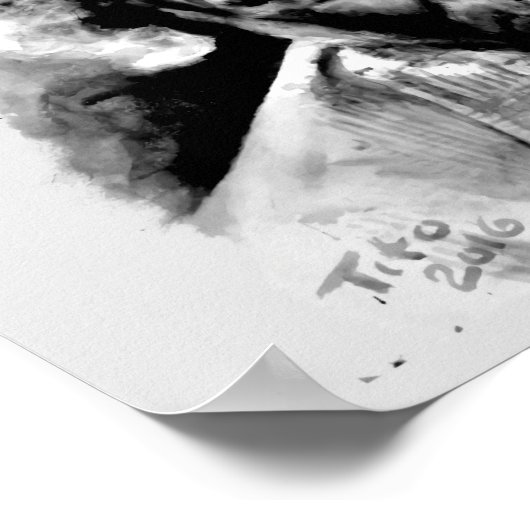 Poster Charles BUKOWSKI - citations (Coin)