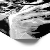 Poster Charles Bukowski - noir - citation (Coin)