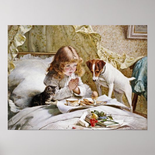 Poster Charles Burton Barber - Suspense (Devant)