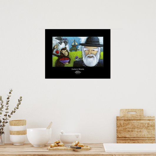 Poster Charles Darwin (Cuisine)