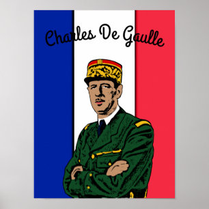 Poster Charles de Gaulle