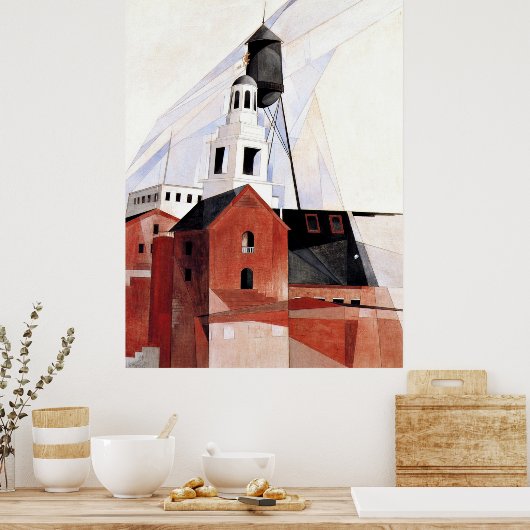 Poster Charles Demuth peinture, Lancaster (Cuisine)