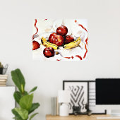 Poster Charles Demuth - Pommes et bananes (Bureau à domicile)