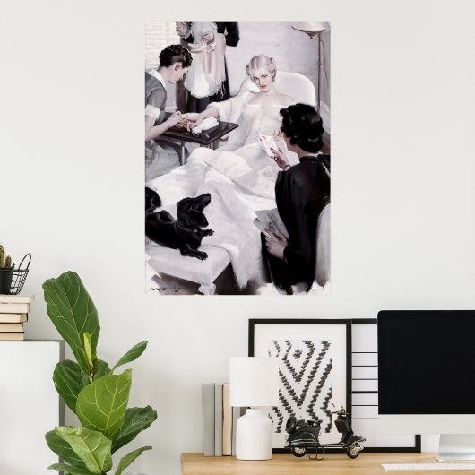 Poster Charles Edward Chambers : Manucure (Bureau à domicile)