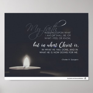 Poster Charles H. Spurgeon - en seul Christ