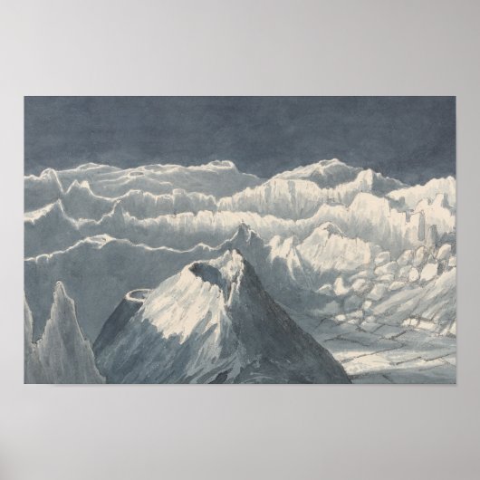 Poster Charles Hamilton Smith - Cratère lunaire (Devant)