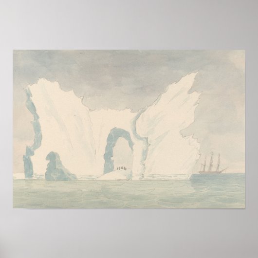 Poster Charles Hamilton Smith - Iceberg remarquable (Devant)