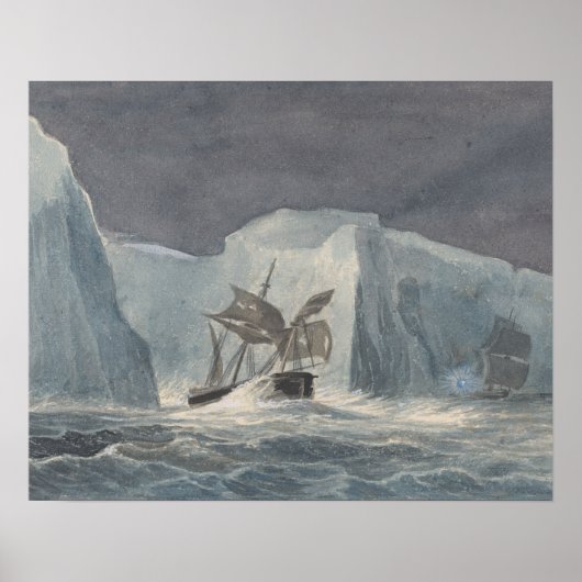 Poster Charles Hamilton Smith - Le passage de l'Erebus (Devant)