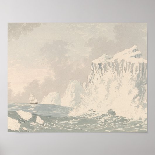 Poster Charles Hamilton Smith - Situation de S.M.S. Hecla (Devant)