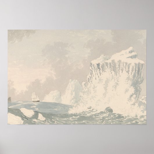 Poster Charles Hamilton Smith - Situation de S.M.S. Hecla (Devant)