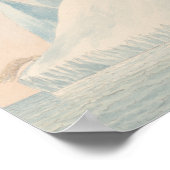 Poster Charles Hamilton Smith - Un iceberg et un ours pol (Coin)
