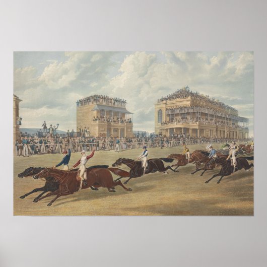 Poster Charles Hunt - Doncaster Great St Leger (Devant)