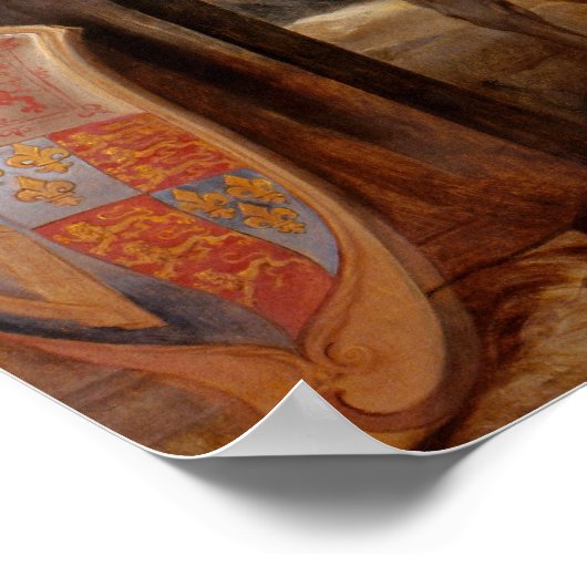 Poster Charles I à cheval par Van Dyck (Coin)