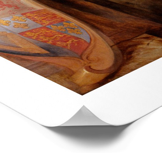 Poster Charles I à cheval par Van Dyck (Coin)