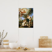 Poster Charles-Joseph Natoire La réprimande d'Adam et Eve (Cuisine)