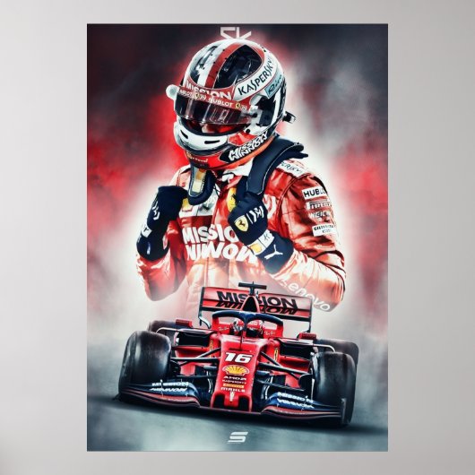 Poster Charles Leclerc (Devant)
