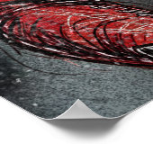 Poster Charles Leclerc Illustration Artistic F1 Portrait (Coin)