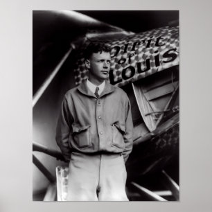 POSTER CHARLES LINDBERGH 1927