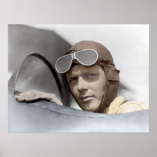 POSTER CHARLES LINDBERGH 1928 (Devant)