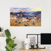 Poster Charles M. Russell's Loops and Swift Horses (1916) (Bureau à domicile)