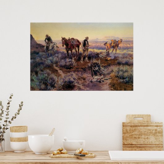 Poster Charles M. Russell's Paying the Fiddler (1919) (Cuisine)