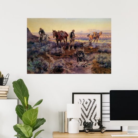 Poster Charles M. Russell's Paying the Fiddler (1919) (Bureau à domicile)